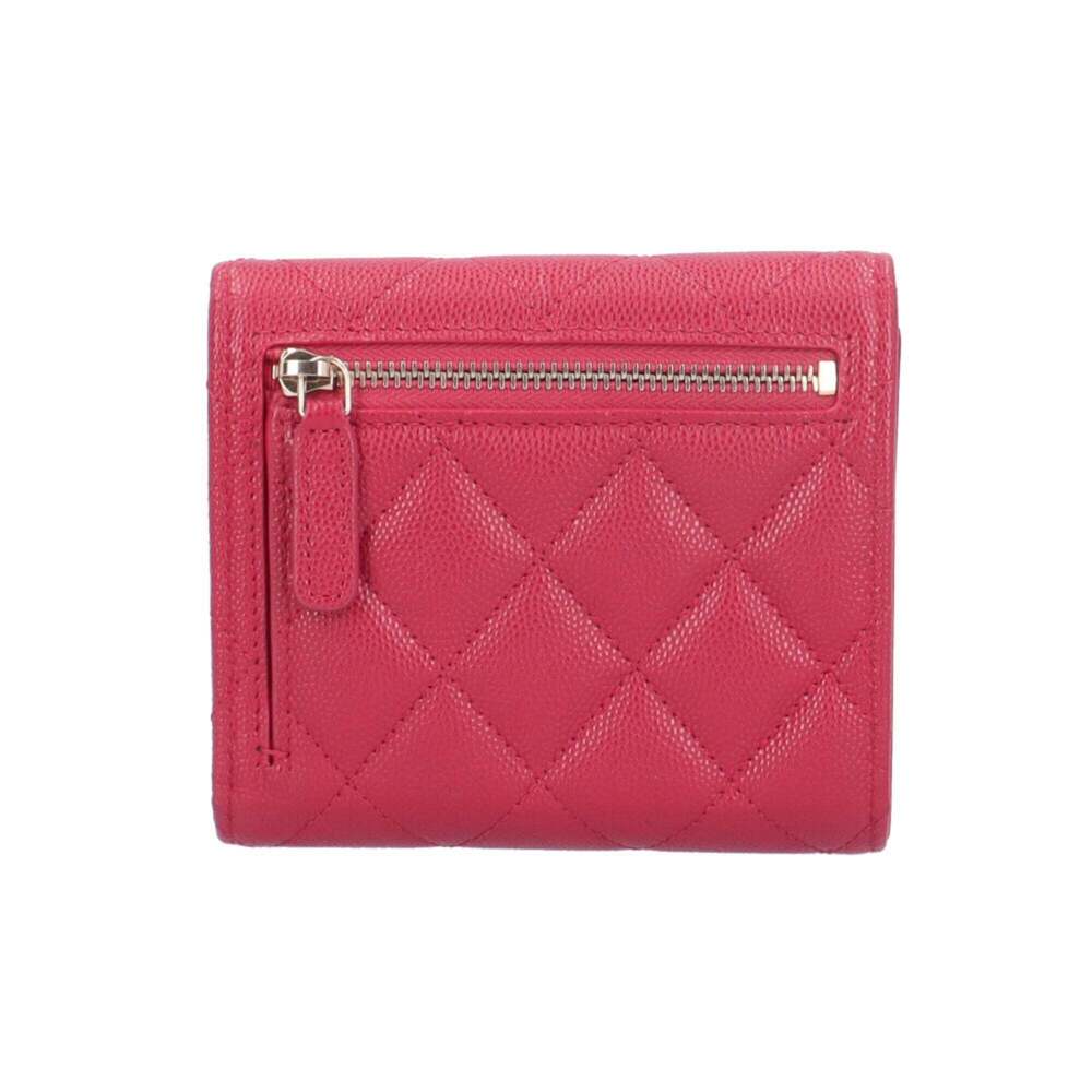 CHANEL Authentic Red Caviar Leather Wallet - Picture 2 of 8